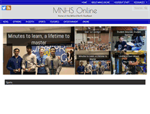 Tablet Screenshot of mnhsonline.com